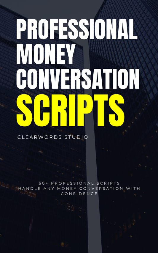 Professional Money Conversation Scripts - 60+ Copy-Paste Templates